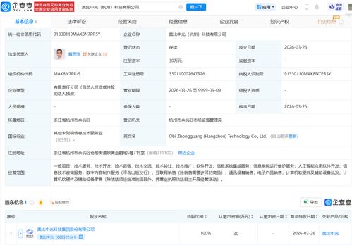 奧比中光在杭州成立科技公司，拓展AI與軟件技術(shù)服務(wù)新藍(lán)圖